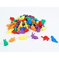 edx education 54013 Figuritas de animales para contar- 60 mm- 72 unidades